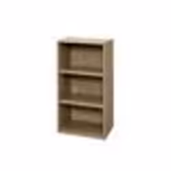 Iris Ohyama Bibliothèque Étagère de rangement Meuble dappoint- MDB-3 - Marron Cendré - L29 x P36.6 x H73.2 cm