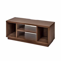 Iris Ohyama Meuble TV Meuble tele Banc TV Ecran jusquà 43 pouces - OTS-100S - Marron - L36 x P100 x H41.5 cm