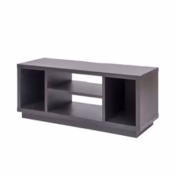 Iris Ohyama Meuble TV Meuble tele Banc TV Ecran jusquà 43 pouces - OTS-100S - Chêne noir - L36 x P100 x H41.5 cm