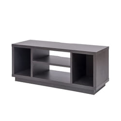 Iris Ohyama Meuble TV Meuble tele Banc TV Ecran jusquà 43 pouces - OTS-100S - Chêne noir - L36 x P100 x H41.5 cm