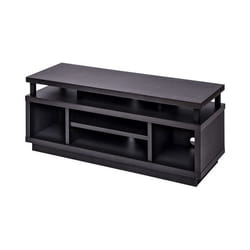 Iris Ohyama Meuble TV Meuble tele Banc TV Ecran jusquà 43 pouces - OTS-100M - Chêne noir - L38 x P100 x H41.5 cm