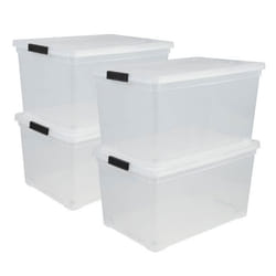 Boite de rangement plastique - IRIS OHYAMA - NCS-320 - 50L - Transparent
