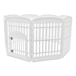 Parc pour chien 8 panneaux Beige