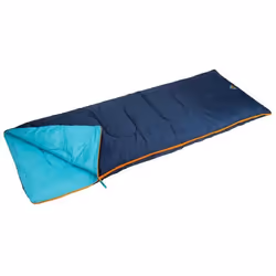 ABBEY CAMP Sac de couchage - En polyester 190T hydrofuge - Dimensions : 200 x 75 cm - Bleu Marine