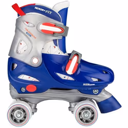 Rollers quad ajustables NIJDAM JUNIOR pour enfant - Bleu