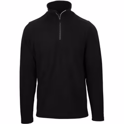 STARLING Pull Polaire Col Zippé - Homme - Noir