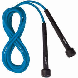 Corde à sauter AVENTO - Basique 280 cm - Slim Grip Bleu - Fitness - Occasionnel