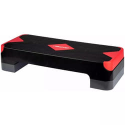 AVENTO - FITNESS STEF SMALL - STEP DE FITNESS PETIT - 66X25X15 CM - NOIR / ROUGE