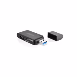 Sitecom MD-063 USB 3.0 Mini Memory Card Reader, MMC, MMC+, MicroSD (TransFlash), MicroSDHC, MicroSDXC, MiniSD, SD, SDHC, SDXC ...