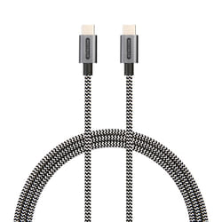 Sitecom CA-030 câble USB 1 m USB 2.0 USB C Noir, Blanc
