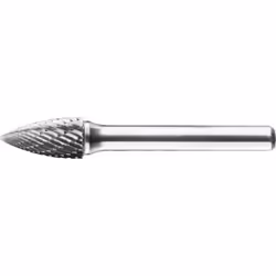 Fraise lime carbure Phantom forme G cylindrique - Forme ogive - avec denture DT 3 Fine 6-UNI 8x19x6x64 mm - VAN OMMEN - 41570 ...
