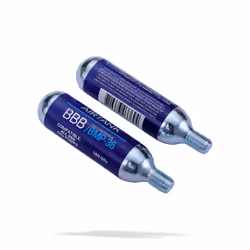 BBB Cycling AirTank, Cartouches de gonflement au CO2, Bleu, Argent