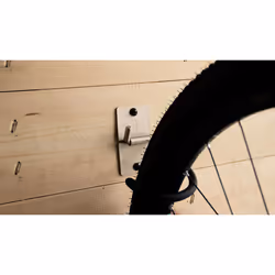 BBB Cycling ParkingHook Porte-vélo d’intérieur Mural Acier inoxydable