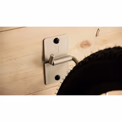 BBB Cycling ParkingHook Porte-vélo d’intérieur Mural Acier inoxydable