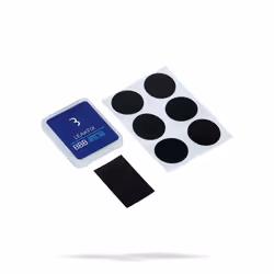 BBB Cycling LeakFix, Kit de réparation, Chambre à air, Rustine sans colle, Rond, 43 mm, 52 mm