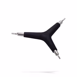BBB Cycling ThreeStar, Outils de bicyclette, Multi-outils vélo, Aluminium, Noir, 2,2.5,3 mm, 1 pièce(s)