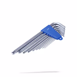 BBB Cycling HexSet, Outils de bicyclette, Kit d'outils pour bicyclette, Aluminium, Bleu, Acier, 1.5,2,2.5,3,4,5,6,7,8,10 mm,  ...