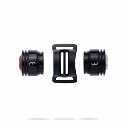 BBB Cycling SpyCombo USB BLS-127, Feu arrière + feu avant (set), Noir, Rouge, LED, Feu clignotant, Feu continu, Rouge, Blanc, ...