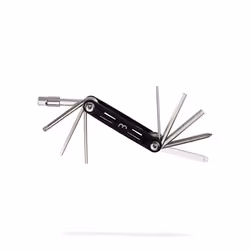 BBB Cycling MaxiFold S, Outils de bicyclette, Multi-outils vélo, Aluminium, Noir, Aluminium, T25, 2,2.5,3,4,5,6,8 mm