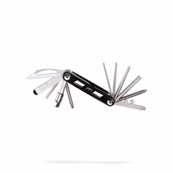BBB Cycling MaxiFold M, Outils de bicyclette, Multi-outils vélo, Aluminium, Noir, Aluminium, T25, 2,2.5,3,4,5,6,8 mm