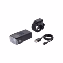 BBB Cycling NanoStrike 600, Feu avant, Noir, Plastique, Silicone, LED, Blanc