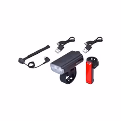 BBB Cycling StrikeDuo 1200 Combo Feu arrière + feu avant (set) LED 1200 lm