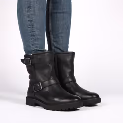 Bottes en cuir à fourrure femme Blackstone WL01