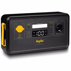 Aqiila 406001, Phosphate de fer lithié (LiFePo4), 23000 mAh, Secteur, CC, Solaire, USB, 294 Wh, Power Delivery, 300 W