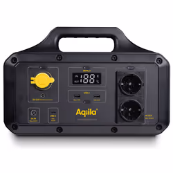 Aqiila 406002 station d'alimentation portable 7 Phosphate de fer lithié (LiFePo4) 40000 mAh 8,4 kg