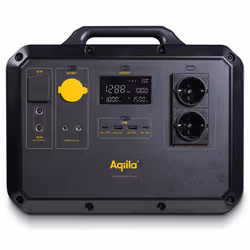 Aqiila 406003 station d'alimentation portable 9 Phosphate de fer lithié (LiFePo4) 35000 mAh 18,8 kg