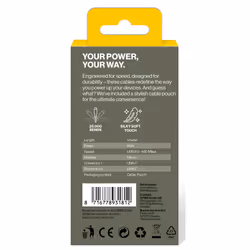 Aqiila Cablebird CS11 câble USB USB 2.0 1 m USB C Blanc - Vue supplémentaire 5