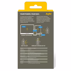 Aqiila Powerbird S140 Lithium-Ion (Li-Ion) 54000 mAh Recharge sans fil Noir - Vue supplémentaire 7