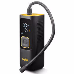 Aqiila Airbird C7, Vélo, Voiture, Gonflables, 11 bar, 28 l/min, Noir, Jaune, USB Type-C, Batterie