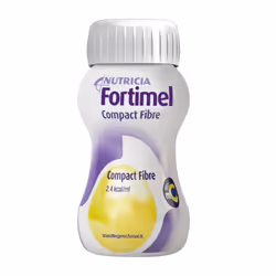 Nutricia Fortimel Compact Fibre, Supplément de substitut de repas, Bouteille en plastique, Vanille, 125 g, Unisexe, 3 an(s)