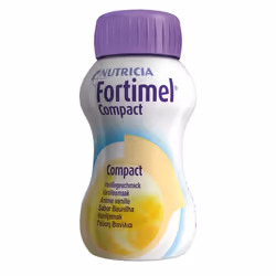 Nutricia Fortimel Compact 2.4, Supplément de substitut de repas, Bouteille en plastique, Vanille, 125 g, 125 g, Unisexe