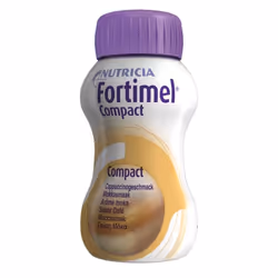 Nutricia Fortimel Compact 2.4, Supplément de substitut de repas, Bouteille en plastique, Café, 125 g, 125 g, Unisexe
