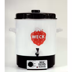Weck cuiseur à bocaux de conservation 14A Émaillage 2 couches avec une durabilité maximale Fond de pot fermé Thermostat de pr ...