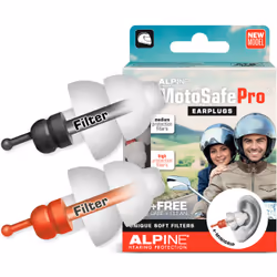 Alpine MotoSafe Pro Bouchons d’oreille, noir pour Hommes