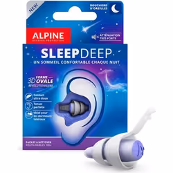 Bouchons doreille sommeil Alpine Sleepdeep