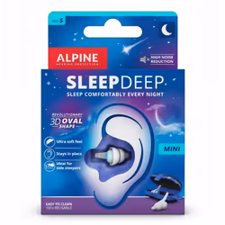 Alpine SleepDeep Mini - Bouchons doreilles en silicone sommeil -27dB