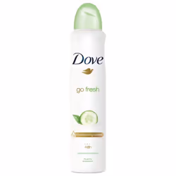 Dove Go Fresh Cucumber & Green Tea, Femmes, Anti-transpirant, Déodorant spray, Spray, 250 ml, 48 h