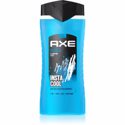 Le gel douche rafraîchissant 3 en 1 Axe Ice Chill, d'une fraîcheur glacée, refroidit instantanément n’importe quelle températ ...