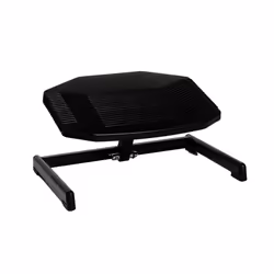 BakkerElkhuizen Basic 950 Footrest, Noir, Plastique, Caoutchouc, Acier, 120 kg, 0 - 48°, 42 cm, 31,5 cm