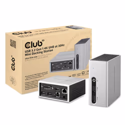 CLUB3D The Club 3D CSV-3104D USB 3.2 Gen 1 4K UHD at 30Hz Mini Docking Station Ultra slim design - Vue supplémentaire 4