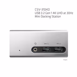 CLUB3D The Club 3D CSV-3104D USB 3.2 Gen 1 4K UHD at 30Hz Mini Docking Station Ultra slim design - Vue supplémentaire 5
