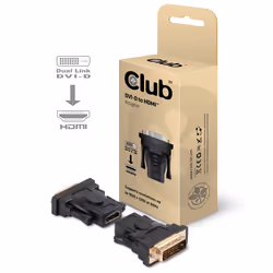 CLUB3D DVI-D to HDMI™ Passive Adapter, DVI, HDMI, Noir