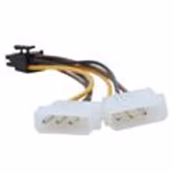 CLUB3D 4 PIN POWER MOLEX TO 6 PIN PCI-E 0,145 m