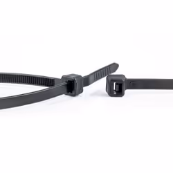 WKK 110297071 serre-câbles Attache de câble détachable Plastique Noir 100 pièce(s) - Vue supplémentaire 2