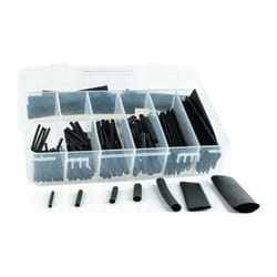 Hongshang - Assortiment de gaines thermorétractables H-2(Z) taux de rétract. 2:1 127 pièces noir