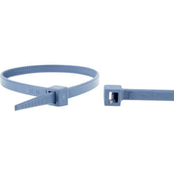 WKK - 15084671 Serre-câble 150 mm 3.60 mm bleu détectable 100 pc(s)